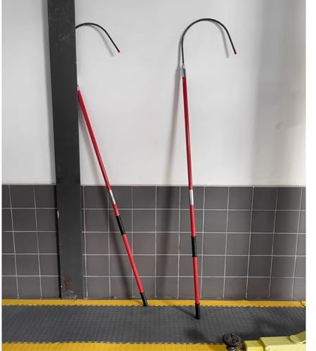 Bärbar, Isolerad Högspänningsräddningskrok, Avtagbar, För Nödsituationer Med Elektriska Stötar, För Montörer, Bilmekaniker, 2-Pack, 1,5 M - 35 Kv,Red-1m/39.3in/3.3ft