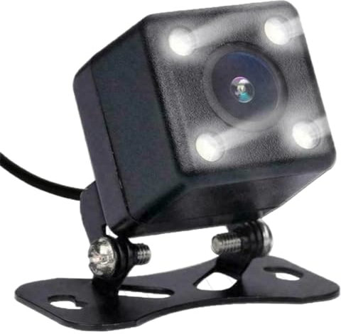 GOFORJUMP Assistenza al parcheggio Retrovisore Posteriore Retromarcia Telecamera Posteriore CCD + LED Backup con Visione Notturna Automatica a 170 Gradi