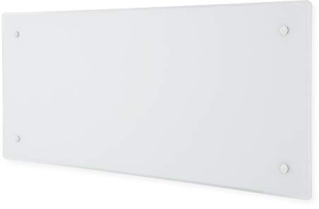 Adax Clea H - Radiador Electrico Bajo Consumo 1000W | Calefactor Bajo Consumo | Radiador eléctrico moderno de vidrio 340mm | Calefactor Electrico KDT Blanco | IP24C, Class II