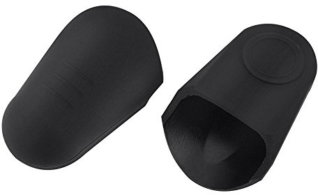 2 piezas de boquilla para clarinete saxofón protección de goma Saxofón Accesorios (Negro)