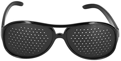 Vision Improver Glasses, Reduce Eye Strain Black Pinhole Glasses, for Children Adult Glasses Adult Adult Use(Children's)