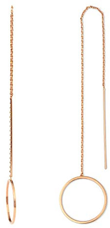 Heideman Ohrringe Damen Eris aus Edelstahl rosegold farbend matt Ohrschmuck für Frauen ohne Stein