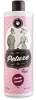 PETUXE Shampooing Stripping pour chiens à poils durs | 500 ml | Renouvelez le manteau avec de l'aloe vera, de la rose musquée et de l'extrait de camomille | Formule végétalienne
