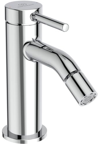 Ideal Standard Ceraline Nuovo Bidetarmatur ohne Ablaufgarnitur – Wassersparende Einhebel-Armatur in Chrom