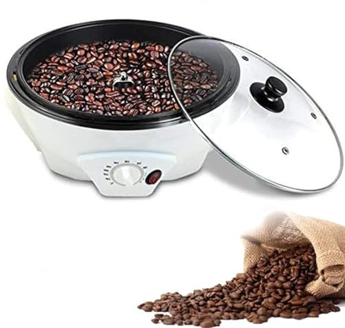 Kafferostare uppgraderad elektrisk kaffebönorrost kafferostare för hemmabruk, 0-240 ℃ temperaturjustering