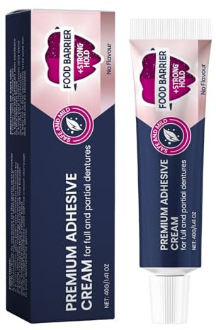 Adhesivo Dentals, 40g Adhesivo Termoplástico Dentaduras Postizas, Fijadores Larga Duración Crema Adhesiva Para Dentaduras Postizas, Crema Fijadora Reparación Prótesis Dentales, Para Hombres Y Mujeres