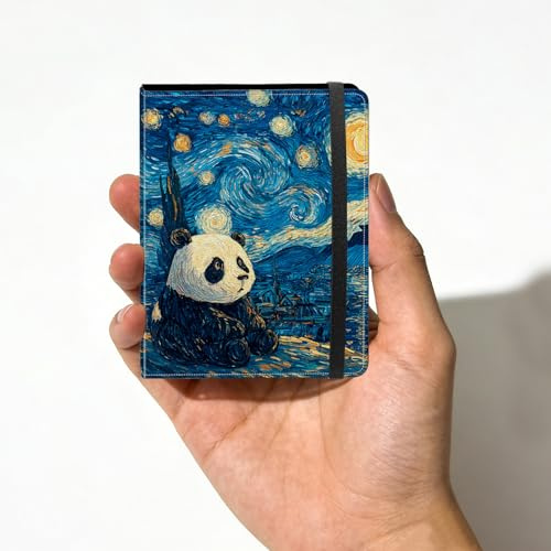 Mini Photos Album Book 2x3 Inch Films 120 Pockets Small Photo Album with Strong Elastic Band for Fujifilm Instax Mini Instant Camera/Polaroid Hi-Print Pictures, Starry Night Panda