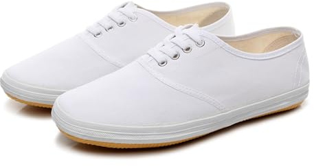 HAJHI Chaussures D'arts Décontractées En Toile Chaussures De Taekwondo Pour élèves De Danse Infirmières Tai Chi Chaussures Antidérapantes Semelle Oxford Légères