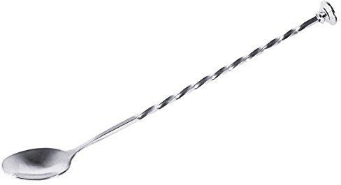 Bar Cuchara con azúcar Mortero de acero inoxidable, extra pesado Calidad/Longitud: 28 cm, diámetro de diámetro. 2 cm | ERK