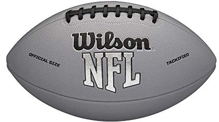 WILSON NFL MVP Football - Official Size, Grey