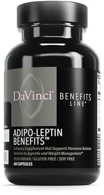 DAVINCI Labs Adipo-Leptin Benefits Dietary Supplement - Hormone Balance Support & Metabolism Support with Green Tea Extract, Green Coffee Bean Extract & More* - 60 Vegetarian Capsules (30 Servings)