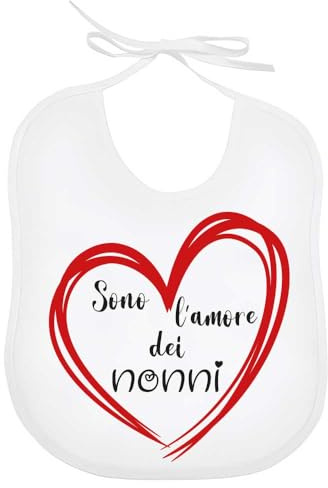 La Ruotante Bavaglino migliori nonni amore cocco leggere bavetta regalo festa auguri nascita (2)