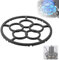 Xiciki Cast Iron Gas Ring Reducer, Cast Iron Trivet, Non-Slip Gas Hob Ring Reducer for Moka Pot, Wok Ring for Gas Hob, Trivets for Kitchen Worktops, Pan Support for Gas Hob
