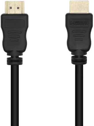 Glowster Cable HDMI v1.4 14+1 A/M-A/M negro 1.5m para transmisión de video y audio de alta definición entre dispositivos.