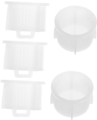 SHINEOFI 5 Piezas De Filtro De Válvula De Entrada Para Lavadora Accesorios De Lavadora Pantalla De Filtro De 2cm Fácil Instalación Compatibilidad Color Blanco