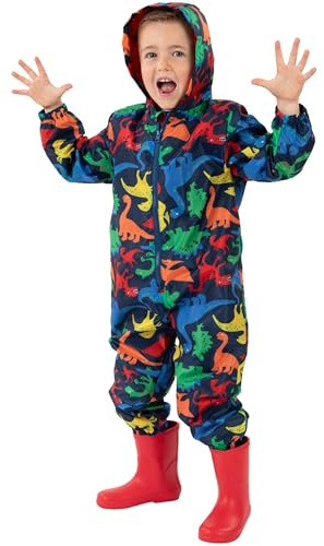 Harry Bear Pojkarnas Regnoverall, Dinosaurie Barn Regnoverall, Dinosaurie Pojkarnas Regnjacka, Barn Regnjacka, Blå 116