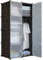 XOKOTAKI Armario Modular, Estantería de Módulos, Organizador Modular de Ropa Ropero para Hogar, Estante de Almacenamiento para Dormitorio, 8 Módulos, 1 Barra, 140x70 cm, Color Negro