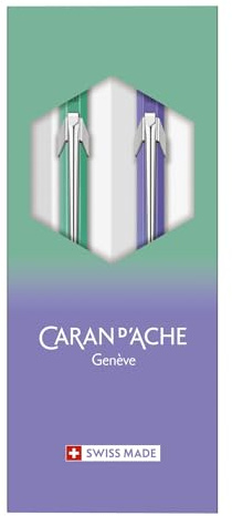 Caran d’Ache Set 849 Kugelschreiber und Minenhalter in der Farbe Borealis, Sonderedition, 8490.703