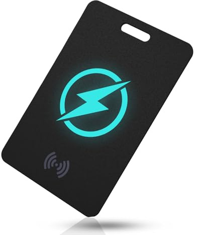 Qoosea Carte de Localisation pour Porte-Monnaie avec Suivi d'objets Bluetooth (Uniquement pour iOS) pour Clés Prise en Charge de la Charge sans Fil Localisateur de Cartes pour Porte-Monnaie, Bagage