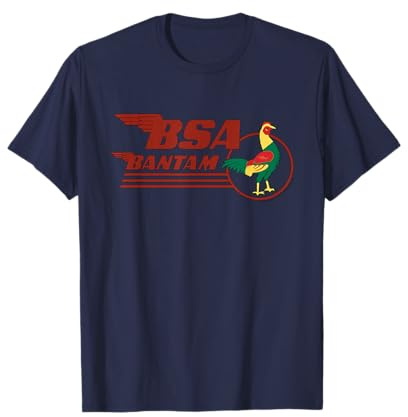 BSA Bantam Motorcycles Cockerel Logo Father's Day T-Shirt