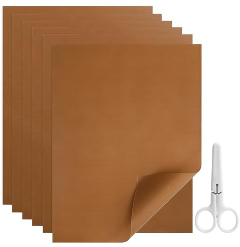 APOMOONS 6 pcs foglio da forno a lunga durata 30 * 40 cm La carta da forno premium - Riutilizzabile, resistente al calore, antiaderente e lavabile in lavastoviglie