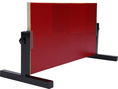 Tabla de rebote de ping pong con 8 gomas rojas, para ejercicios en solitario, entrenamiento técnico, compatible con todas las mesas de interior