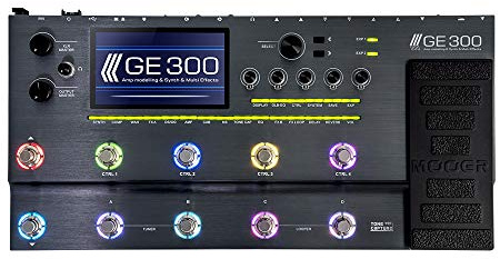 MOOER GE300 Amp Modelling, Multi Effects, Guitar Synth Pedal, Flagship Multi Effects Instruments Processor for Guitar Recording,Stage Live show