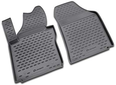 ELEMENT 3D Gummimatten Set passend für Volkswagen Caddy | VW Caddy | Mk3 III | 2004-2015 | 100% passgenaue Auto Fußmatten, robuste Universal Fußmatte Auto, Gummimatten Auto, Auto Fussmatten Gummi