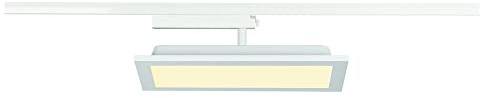 SLV lampada con sistema trifase PANEL TRACK/faretto, faretto da soffitto, lampada da soffitto, sistema a binari, illuminazione di interni / 3000K 18W 1800lm bianco