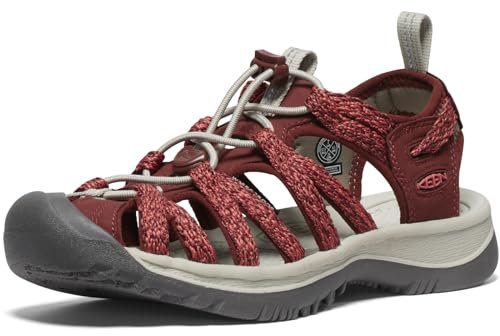 KEEN Damen Whisper Sandalen, Rot Cayenne Fired Brick, 38 EU
