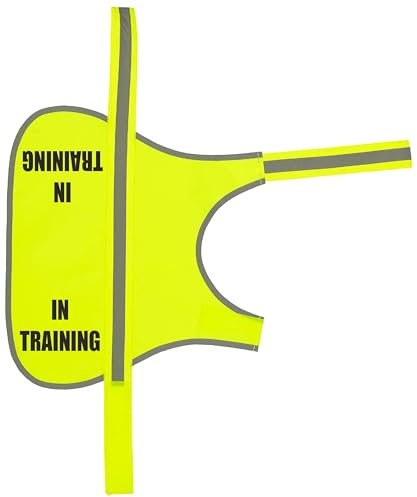Flexi-Print In Training Dog Vest - Personalised Dog Hi Vis Vest Reflective Dog Coat, Service Dog Vest, Nervous Dog Products, Dog Hi Viz, Reactive Dog Warning, Dog Training Vest, Dog Walking