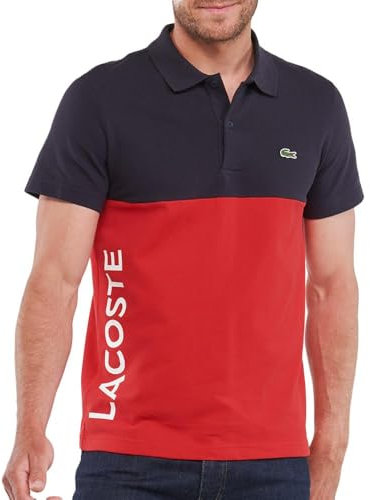 Lacoste Polo Marina/Rosso Uomo PH8365, Marina, M
