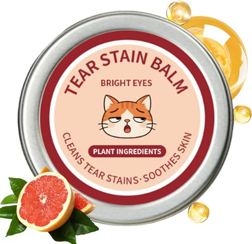 Générique Détachant de Larmes pour Chiens – Pommade nettoyante Douce 30 ML, Non irritante | Détachant pour Les Yeux de Chien, pour Animaux de Compagnie, Chat, toilettage, Chiot, hygiène intérieure,