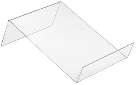 DIN A5 Buchstütze Flach aus Acrylglas - Zeigis® / Buchständer/Warenstütze/Warenträger/Warenpräsentation/Produktpräsentation