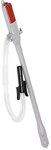 Toyotomi 247614 Hochwertige Profi-Akku-Pumpe mit automatischer Verriegelung, geeignet zum Umfüllen von Flüssigkeiten, Benzin, Kohlenwasserstoffen, Bioethanol, Weiß