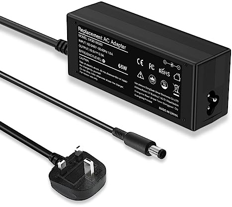 65W Laptop Charger Replacement for HP Compaq Presario Cq56 Cq57 Cq58 Cq61 Cq60 Pavilion DV6 DV7 Probook 6470b 4530s 4340s 4540s 6460b 6560b 6555b 6570b EliteBook 840 G1 G2 2570p Power Supply 7.4*5.0mm