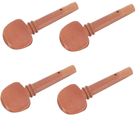 MILISTEN Verstellbarer Violinen-stimmwirbelsatz Größe 1/8 Robustes Jujube-holz Für Violinen-musikinstrumentenzubehör