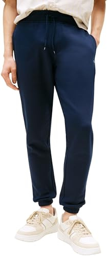 Tommy Jeans Pantalones de chándal Hombre Slim Fit Flag con cordón, Azul (Dark Night Navy), XXL