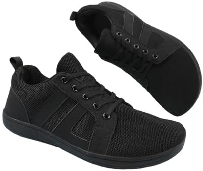 Treer Chaussures Pieds Nus Femme Homme Été Chaussures Pieds Larges Légères Barefoot Respirante Chaussures Minimalistes avec Semelle à Chute Zéro Barefoot Shoes Running Sneakers