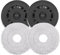 Lot de 2 serpillères avec support de rechange L20 Ultra Accessoires pour aspirateur L10s Pro Ultra Heat / X40 Ultra / X40 Master / L40 Ultra, robot aspirateur