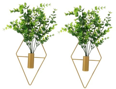 HOLIDYOYO 2sätze Wandpflanzer Aus Zum Aufhängen Dekorative Hängende Blumenvase Wandblumentopf Für Trockenblumen Hängender Blumentopf Für Innenbereich Und Außenpflanzen