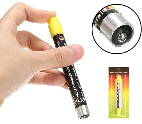 Paint Thickness Gauge, Car Coating Test Pen, Car Body Damage Detector, Paint Thickness Gauge for Used Car, Quick Measurement and Water Proof