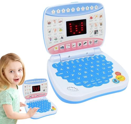 Portátil Educativo - Aprendizaje Portátil | Tableta De Aprendizaje Para Niños, Computadora Portátil De Aprendizaje De Para Niños Con Música -