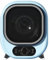 GXGSDM Mini Secadora eléctrica de 450 W, pequeña, portátil, con Tambor Interior de Acero Inoxidable, 35 decibelios de bajo Ruido, Ideal for dormitorios, Apartamentos y Viajes.(Blue)