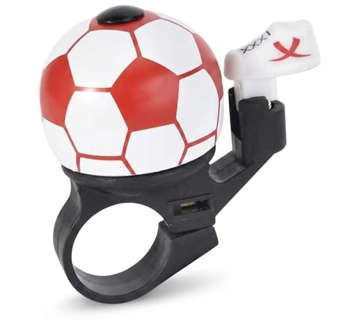 Campanello Bici Universale, Campanello Bicicletta con Suono Forte e Nitido per Bambino e Bambina, Clacson Bici Nero per MTB, Bici da Corsa e Città, Accessori Bici Facile da Installare