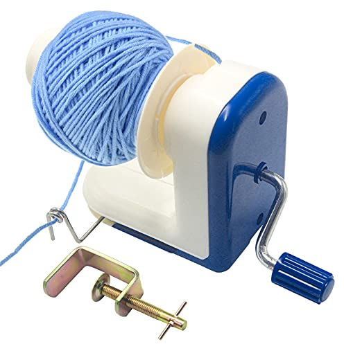 FORTSPANG Wollwickler Yarn, Garnwickler Einfach zu Installierender Wollabwickler, Garn Ball Wickler, Handbetriebene