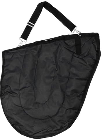 Country Pride Signature English Saddle Carrier, Durable 600D Outer Shell with Quilted 200g Nylon Lining, Full Zipper, Adjustable Shoulder Strap and Carrying Handle, Protective All-Purpose Saddle Bag