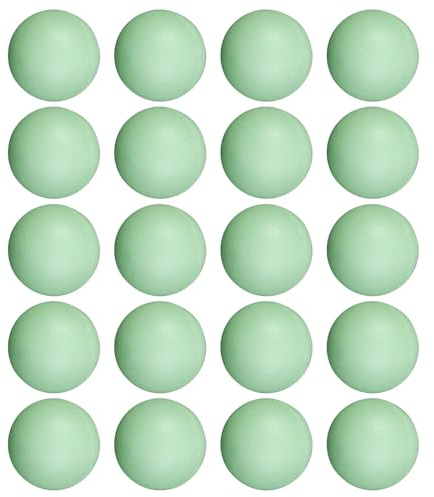 Lot de 20 globes de tennis de table phosphorescentes de 40 mm pour fête, famille, école, jeu en plein air, débutants, adultes et athlètes