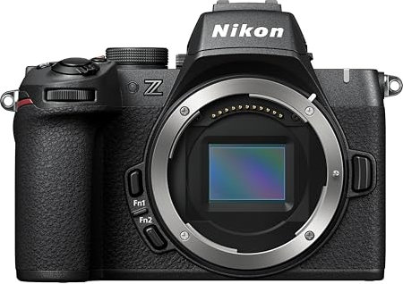 Nikon Z50II Body + Lexar SD128GB, Fotocamera Mirrorless, CMOS DX da 20.9 MP, Processore EXPEED 7, Sistema AF, Mirino Elettronico EVF, LCD 3.2 Touch, Video 4K, Nero [Nital Card: 4 Anni di Garanzia]