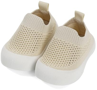 Cheerful Mario 0-3 Años Zapatos Bebe Primeros Pasos Zapatillas Bebe Niño Niña Suave Transpirable y Cómodo Caqui 9-12 Meses
